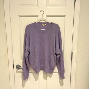 Madewell Purple Cashmere Sweater